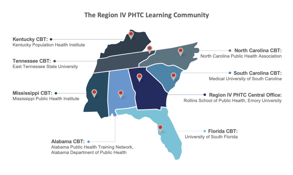 Region IV PHTC Awarded Funding to Continue Building the Capacity of the Public Health Workforce in the Southeastern U.S.